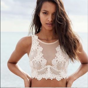 NWT!VS dream angels floral appliqué bra/ panty set